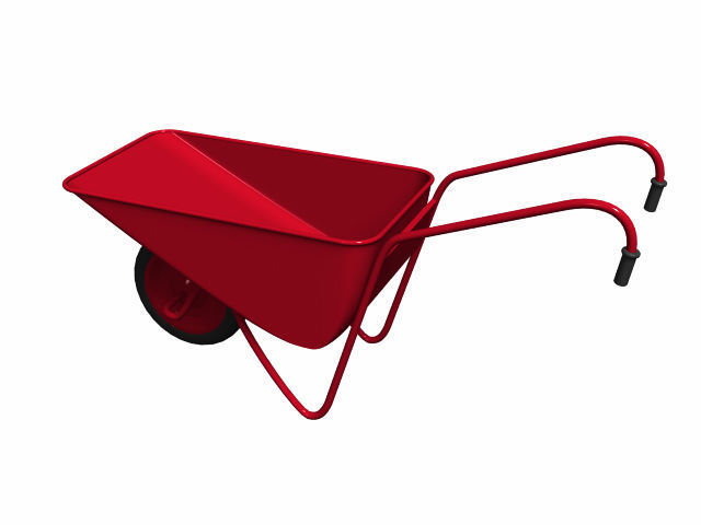wheelbarrow Free 3D model_1