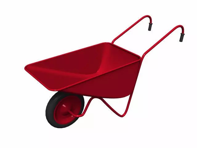 wheelbarrow Free 3D model_0