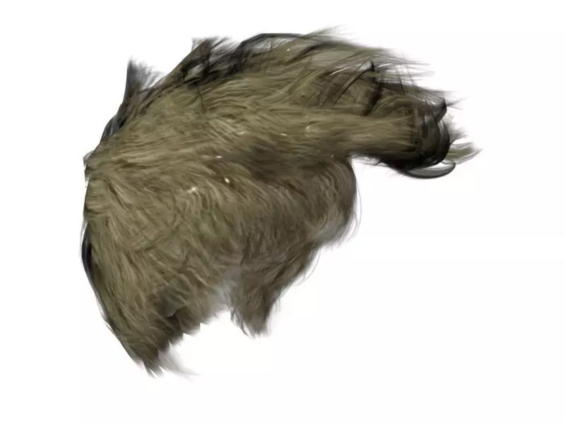 3D Spikes Short Hair Boy 3D model_0