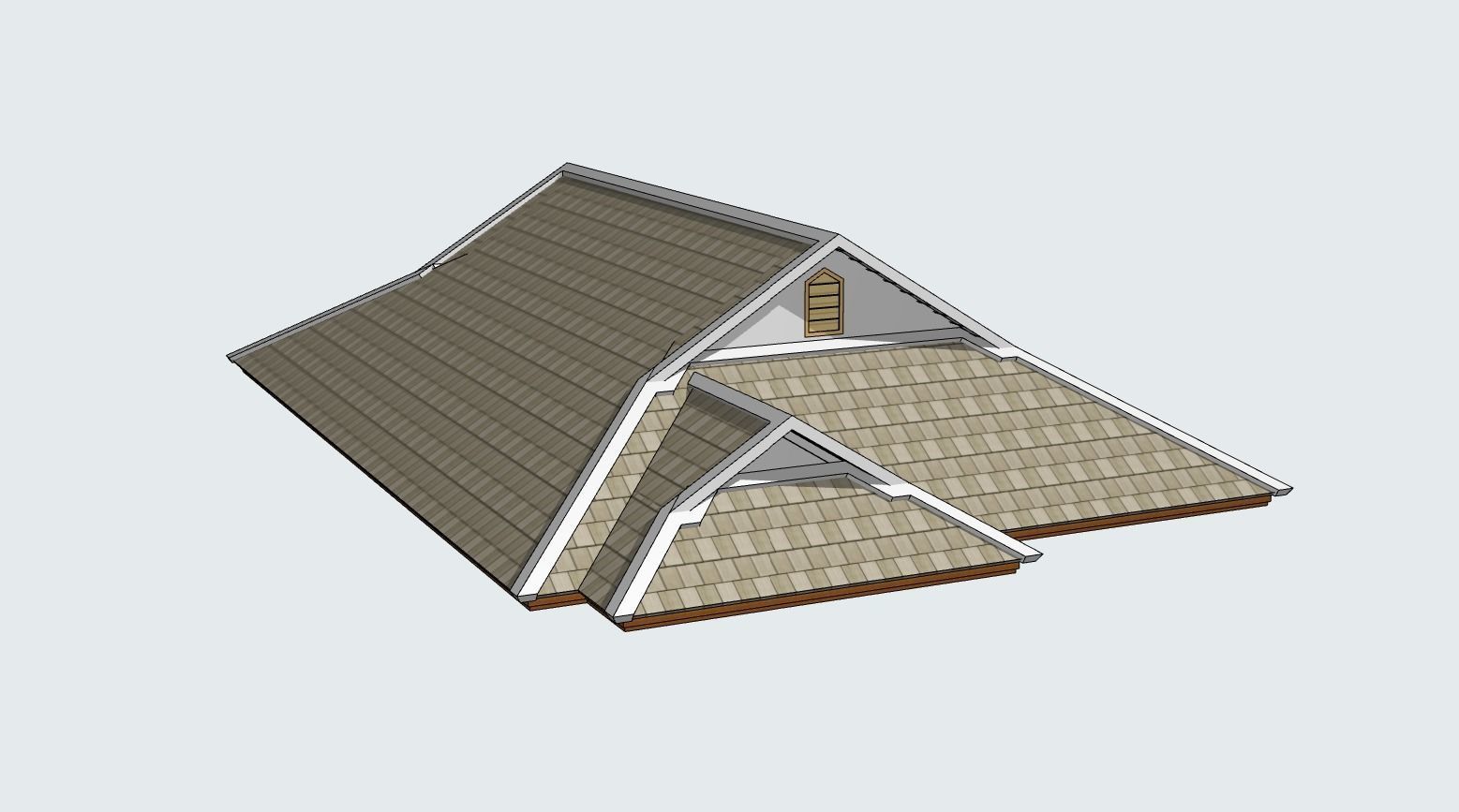 Roof01 triangular roof free 3D model 3D printable CGTrader