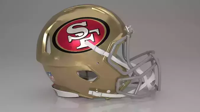 Helmet NFL Casco sport pro 3D model