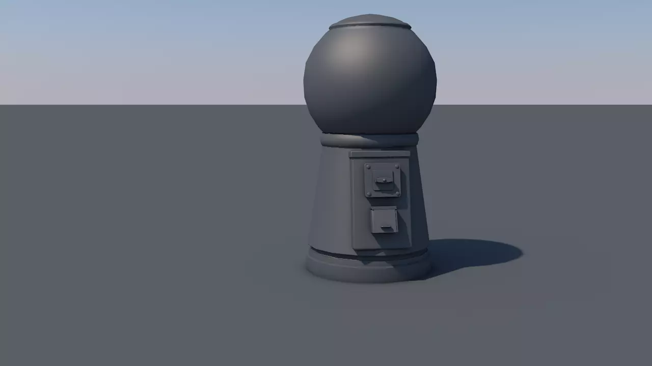 Claw Machine  Low-poly 3D model_0