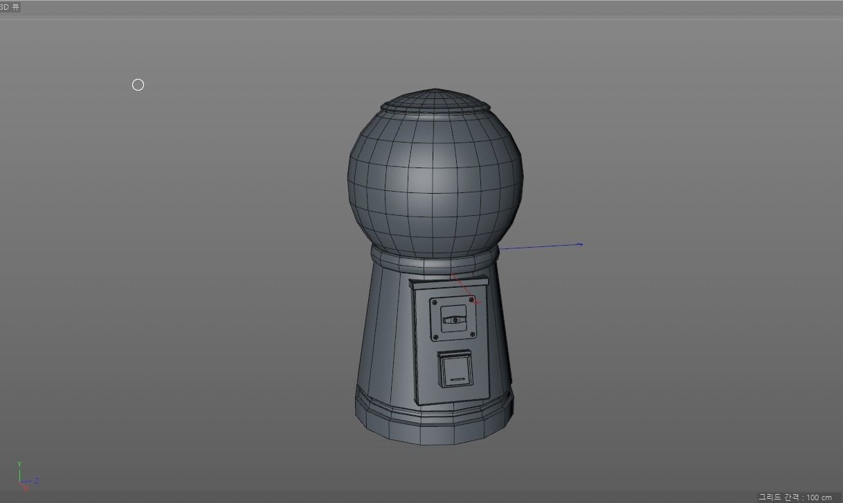 Claw Machine  Low-poly 3D model_1