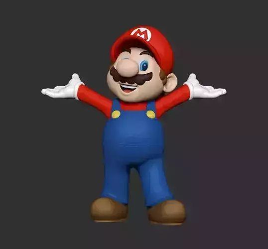 Super Mario  3D print model