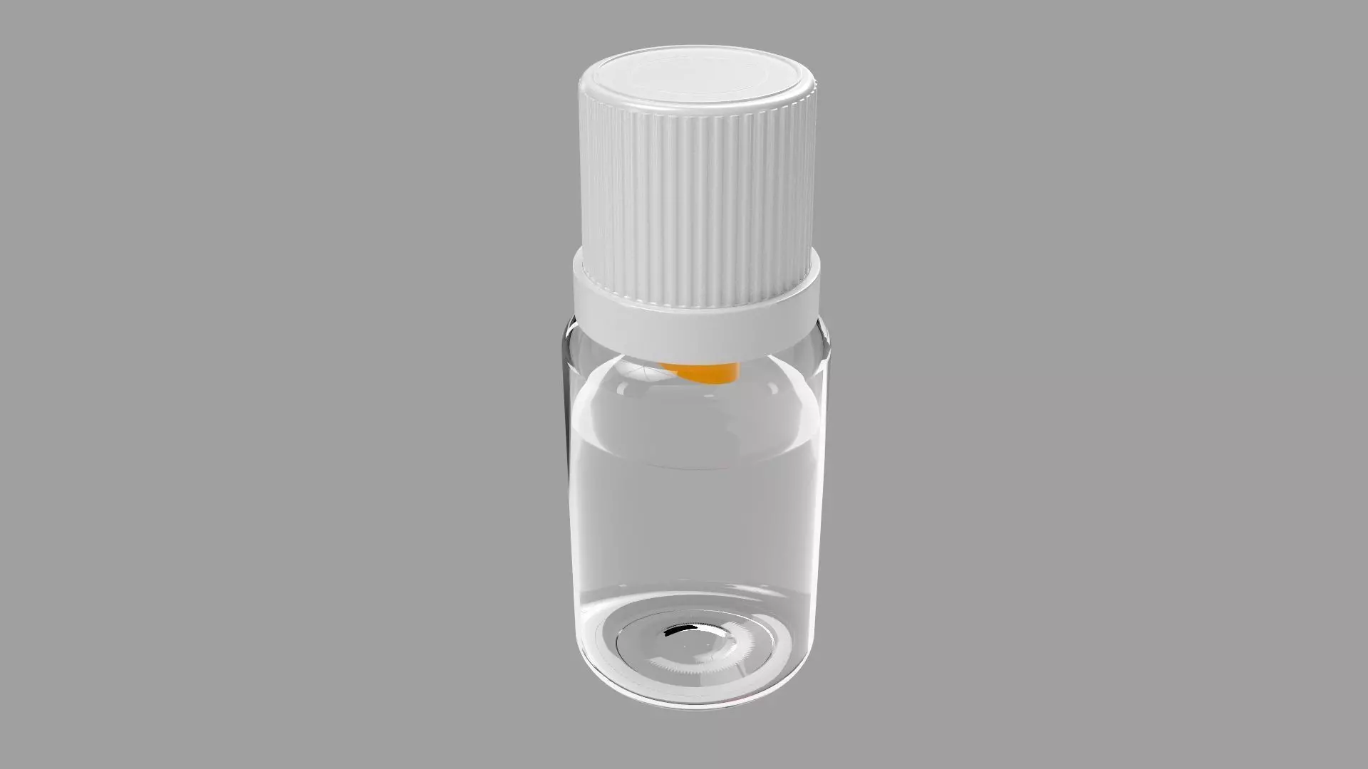 Bottle 3D model clear 3D model_0