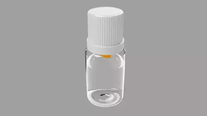 Bottle 3D model clear