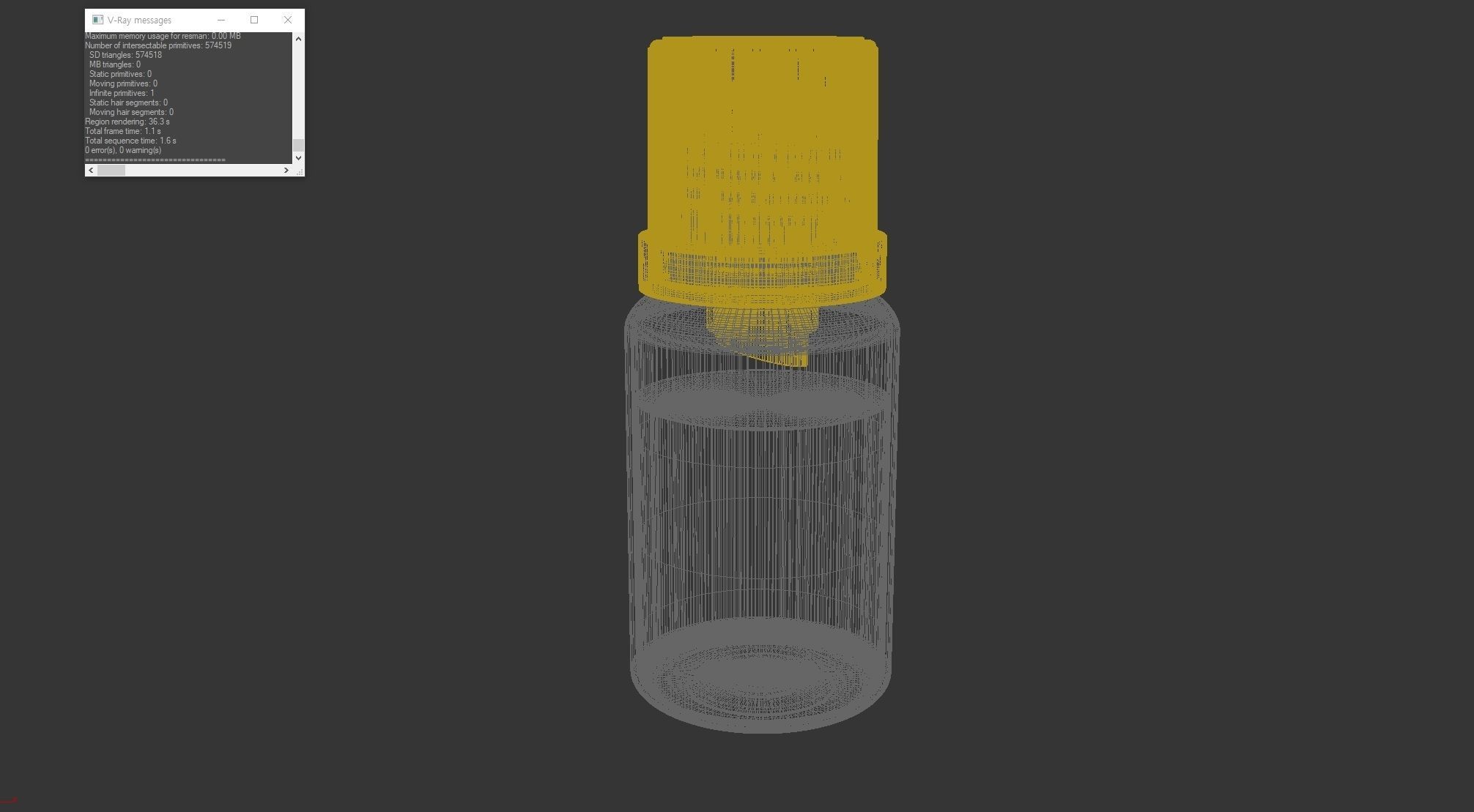 Bottle 3D model clear 3D model_4