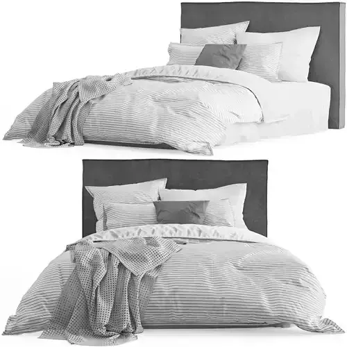 Vintage Dove Bed by Aura Home