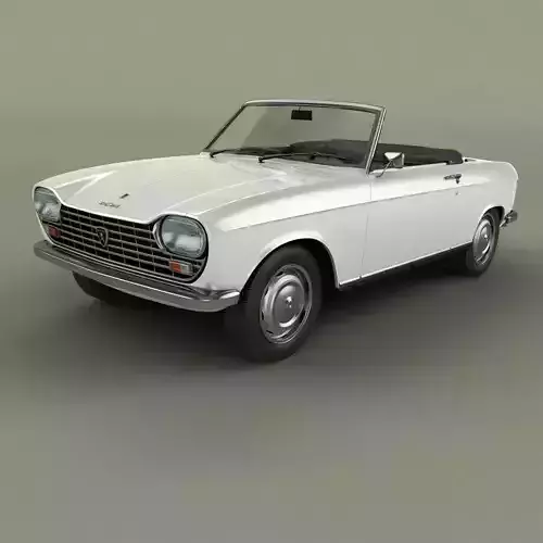 Peugeot 204 Convertible 3D model