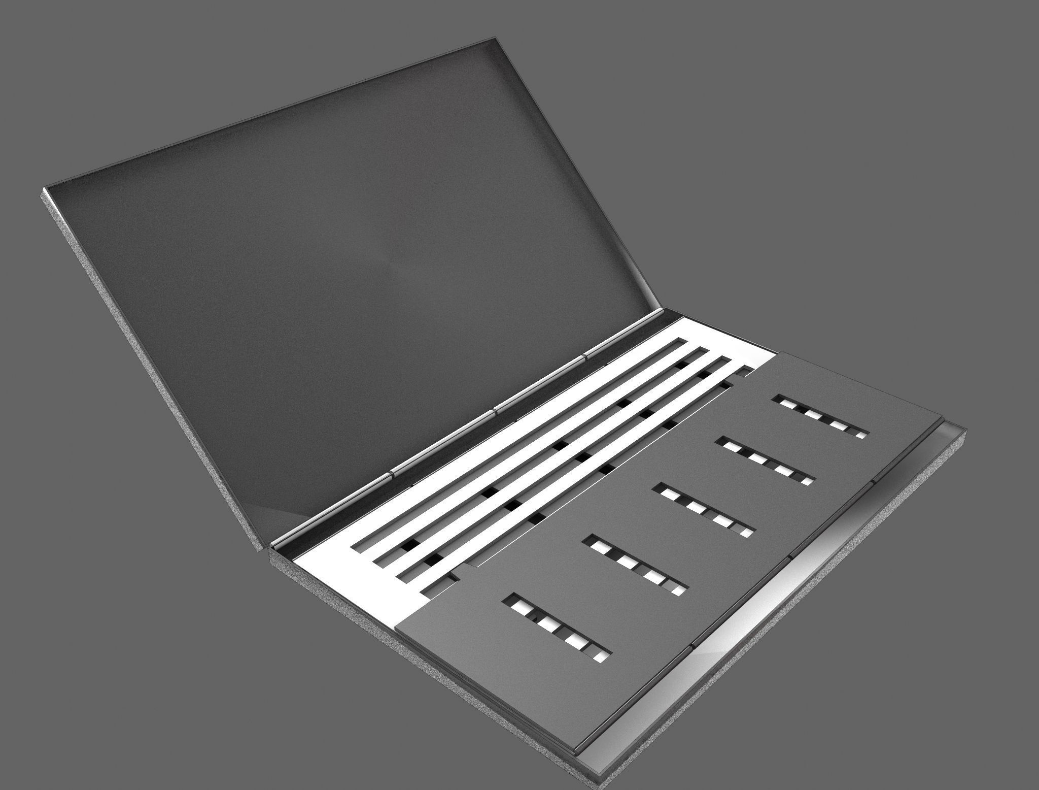 barbeque portable 3D model_1