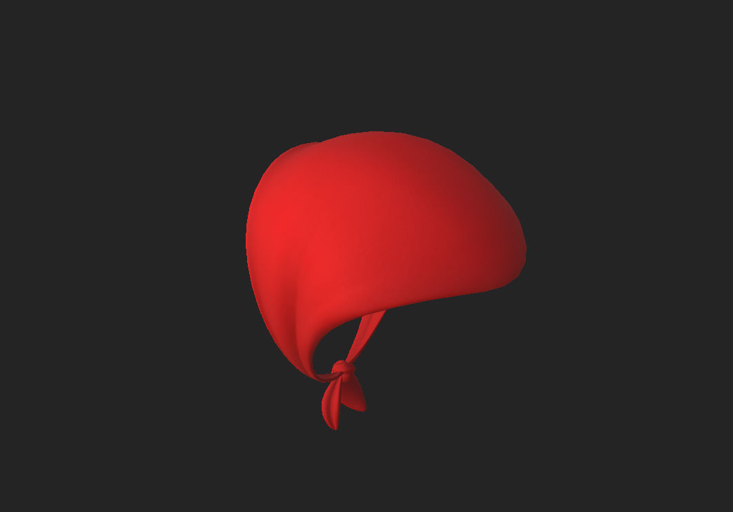 Bandanna Headdress 3D model_13