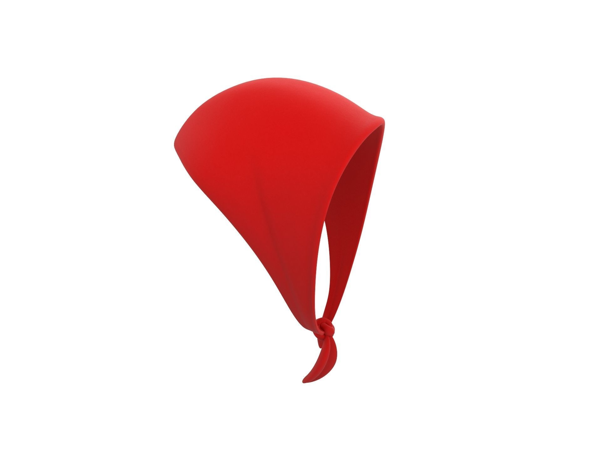 Bandanna Headdress 3D model_2
