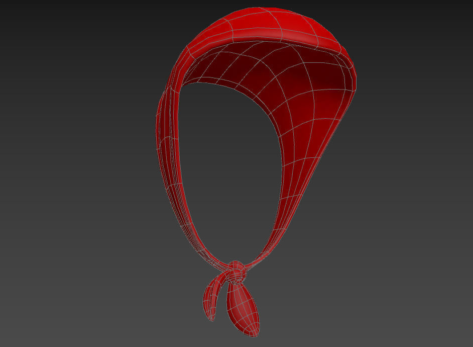 Bandanna Headdress 3D model_20