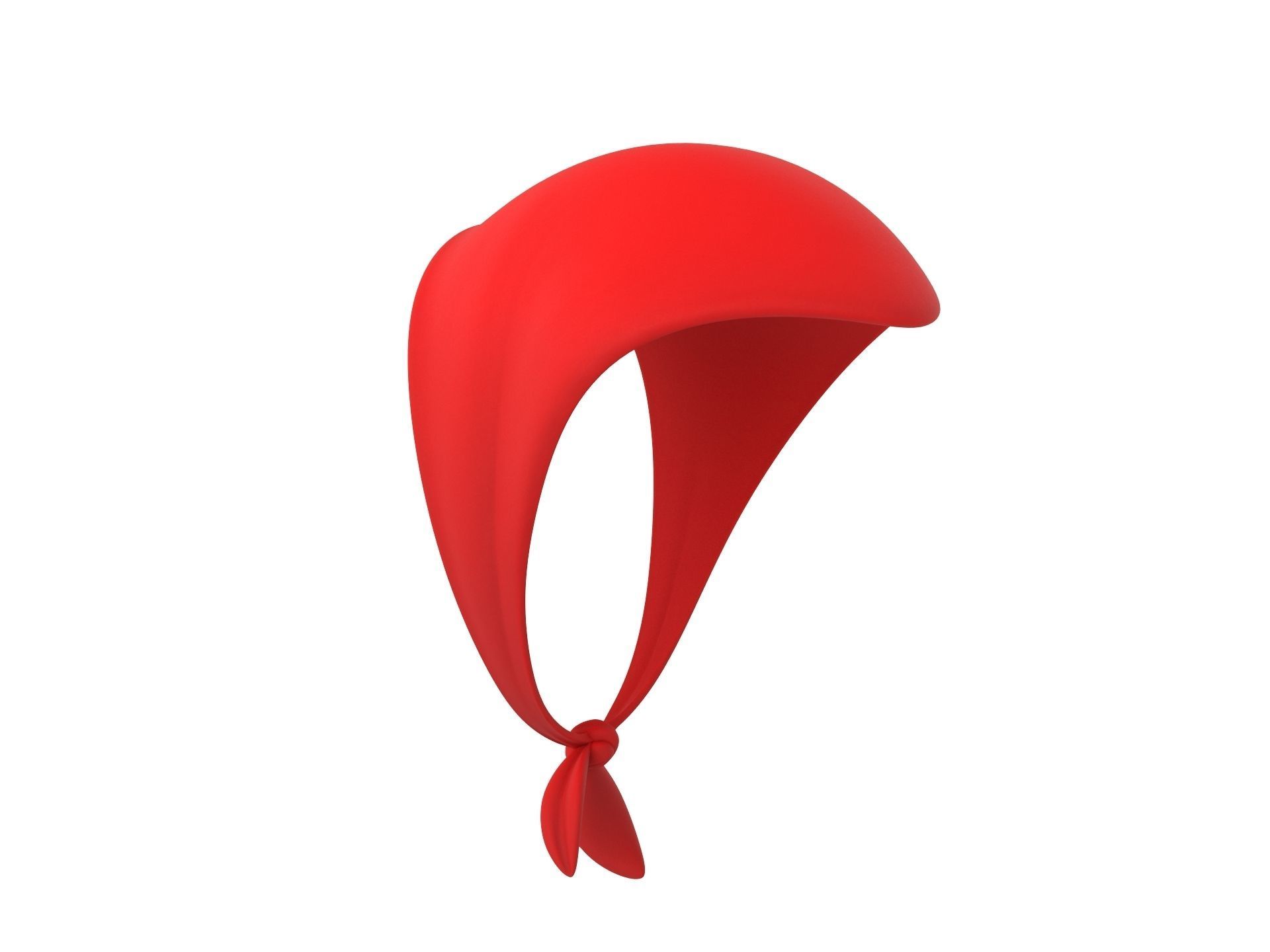 Bandanna Headdress 3D model_5