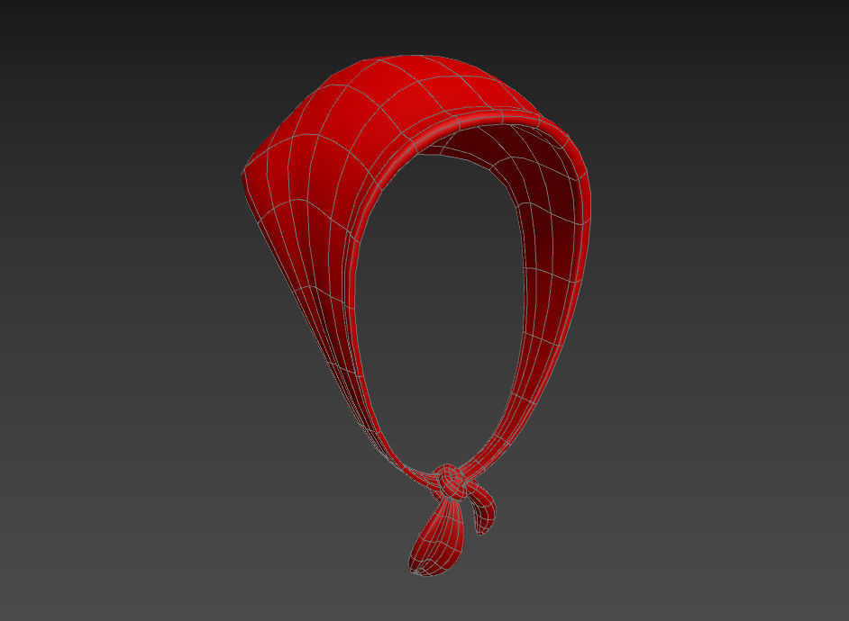 Bandanna Headdress 3D model_18