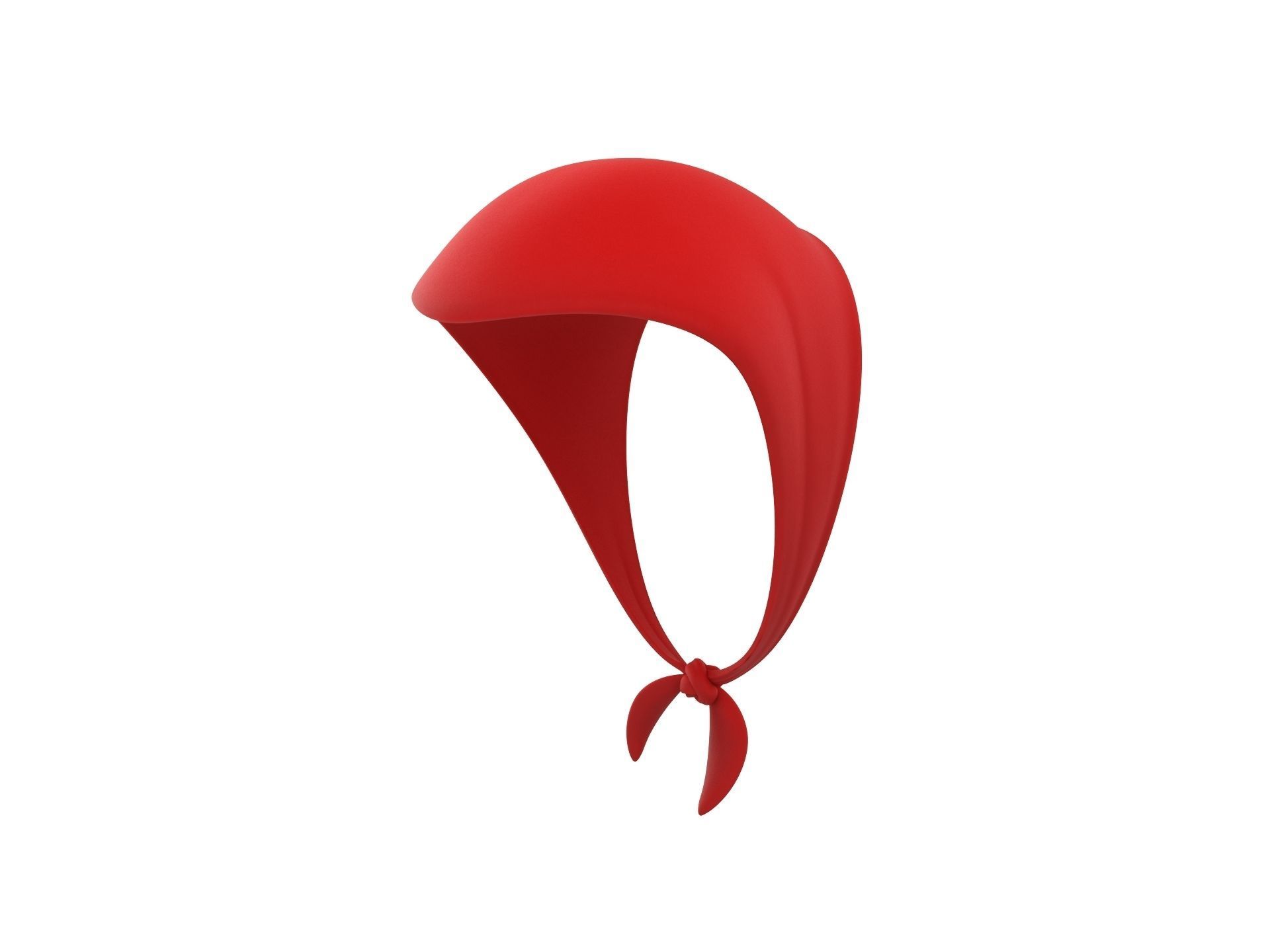 Bandanna Headdress 3D model_3