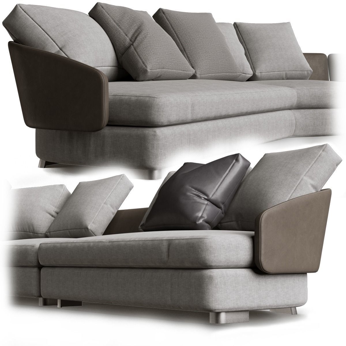 MINOTTI SOFA LAWSON 3D CGTrader