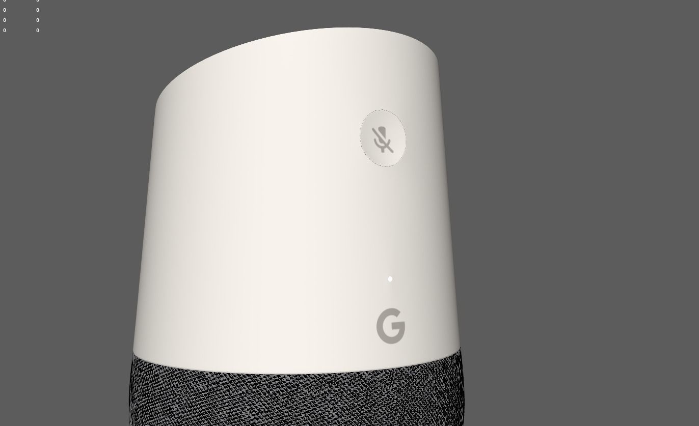 Google Home Assistant 3D model_6