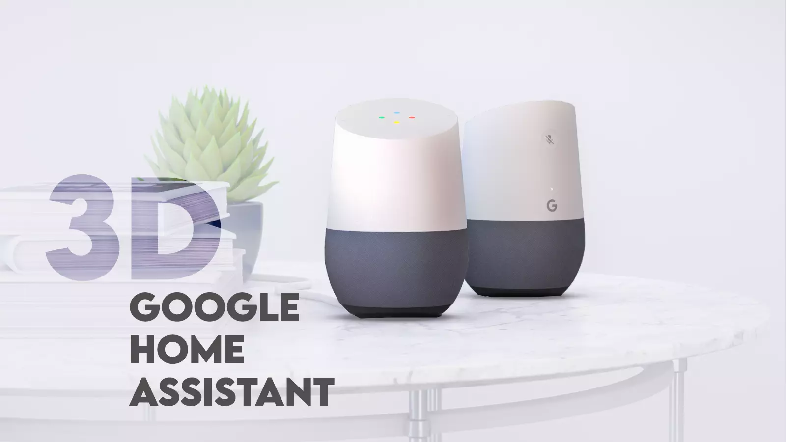 Google Home Assistant 3D model_0