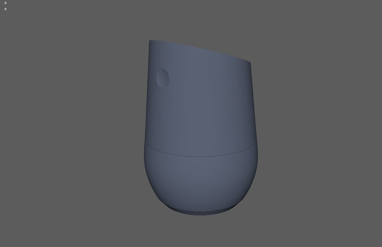 Google Home Assistant 3D model_7