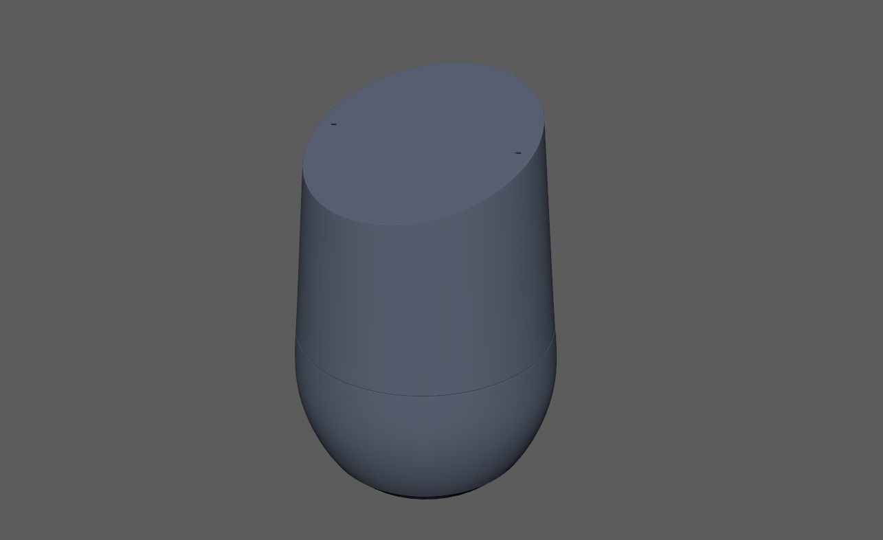 Google Home Assistant 3D model_10