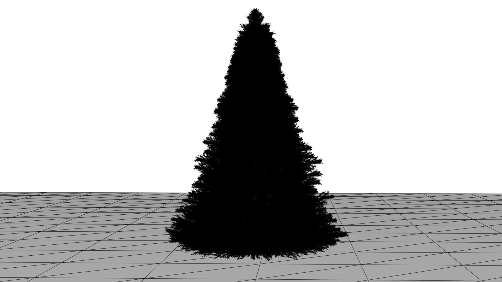 Snow Tree 3D model_2
