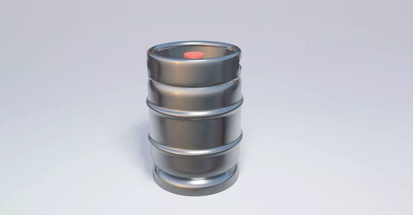 Beer Keg  3D model_0