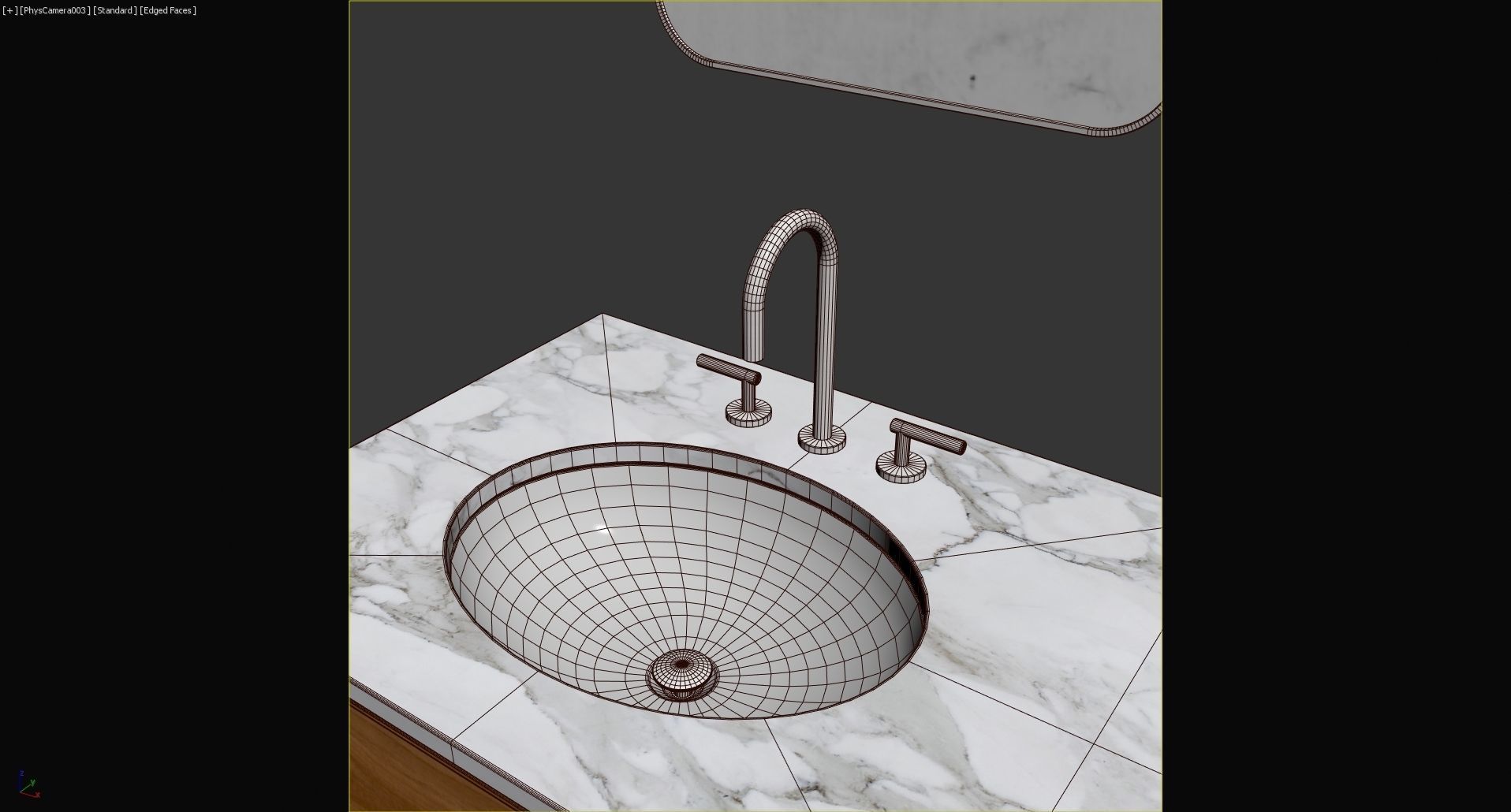 Mid Century Double Bath Vanity - Acorn 3D model_5