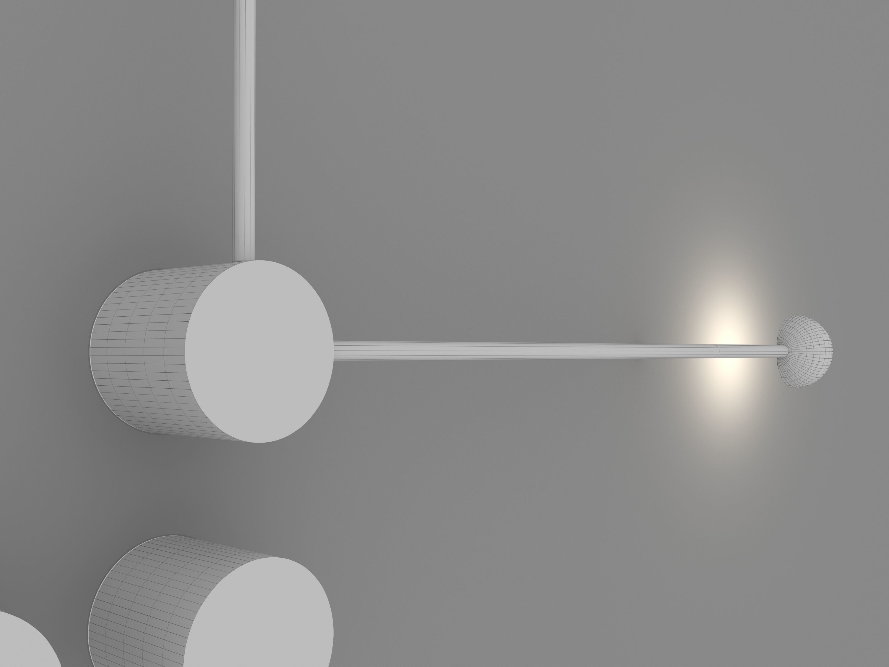 Wall Light 3D model_5