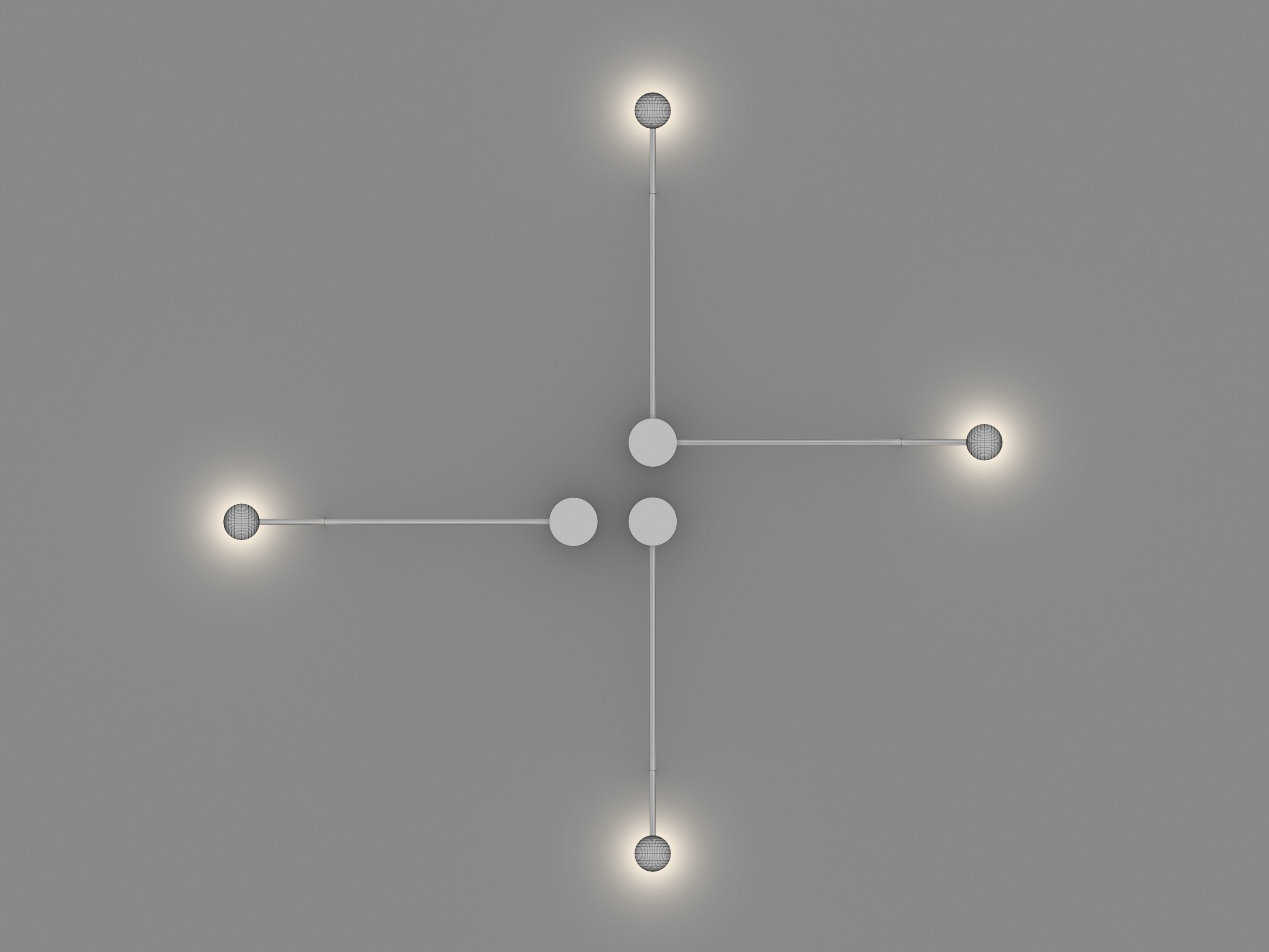 Wall Light 3D model_4