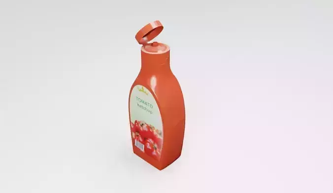 Ketchup Bottles 3D model