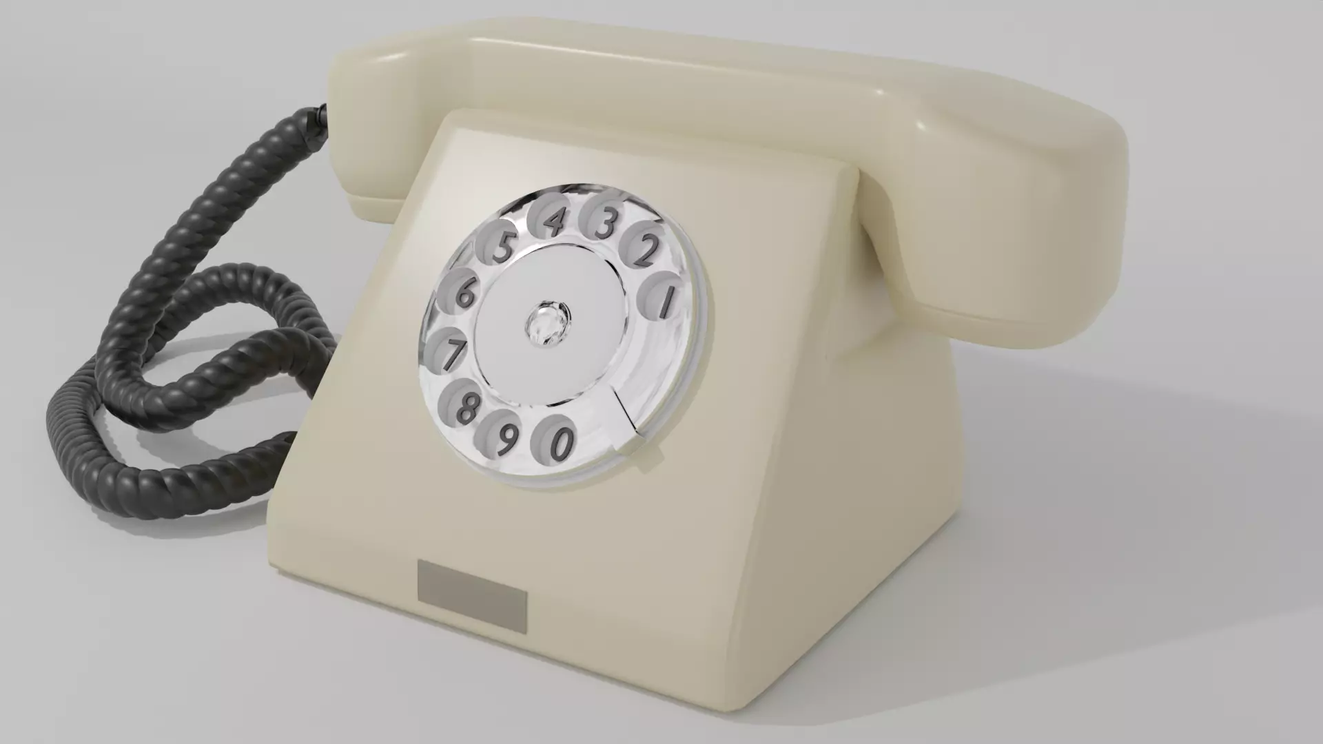 Old russian phone 3D model
