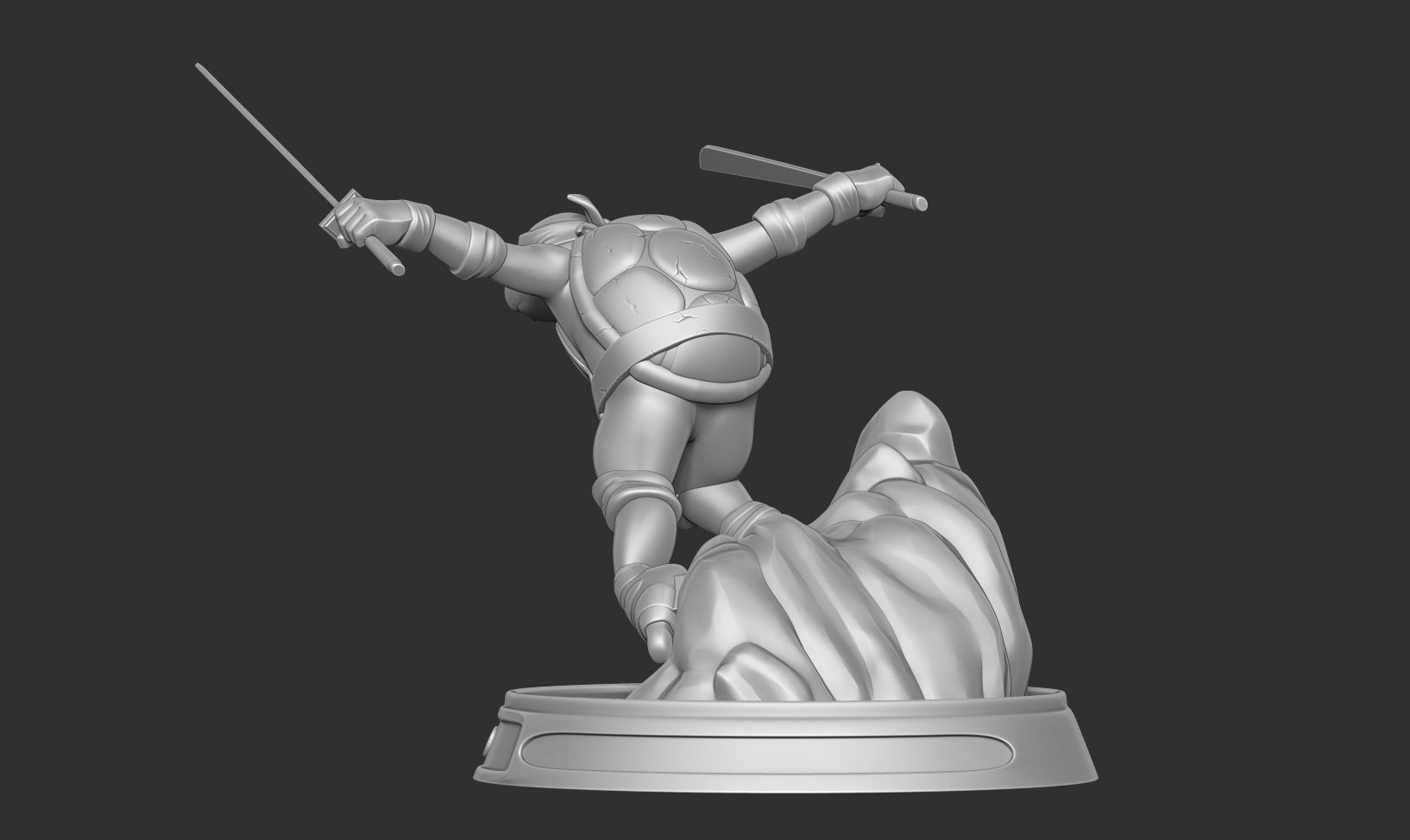 Teenage Mutant Ninja Turtles Leo Fan art 3D print model_9