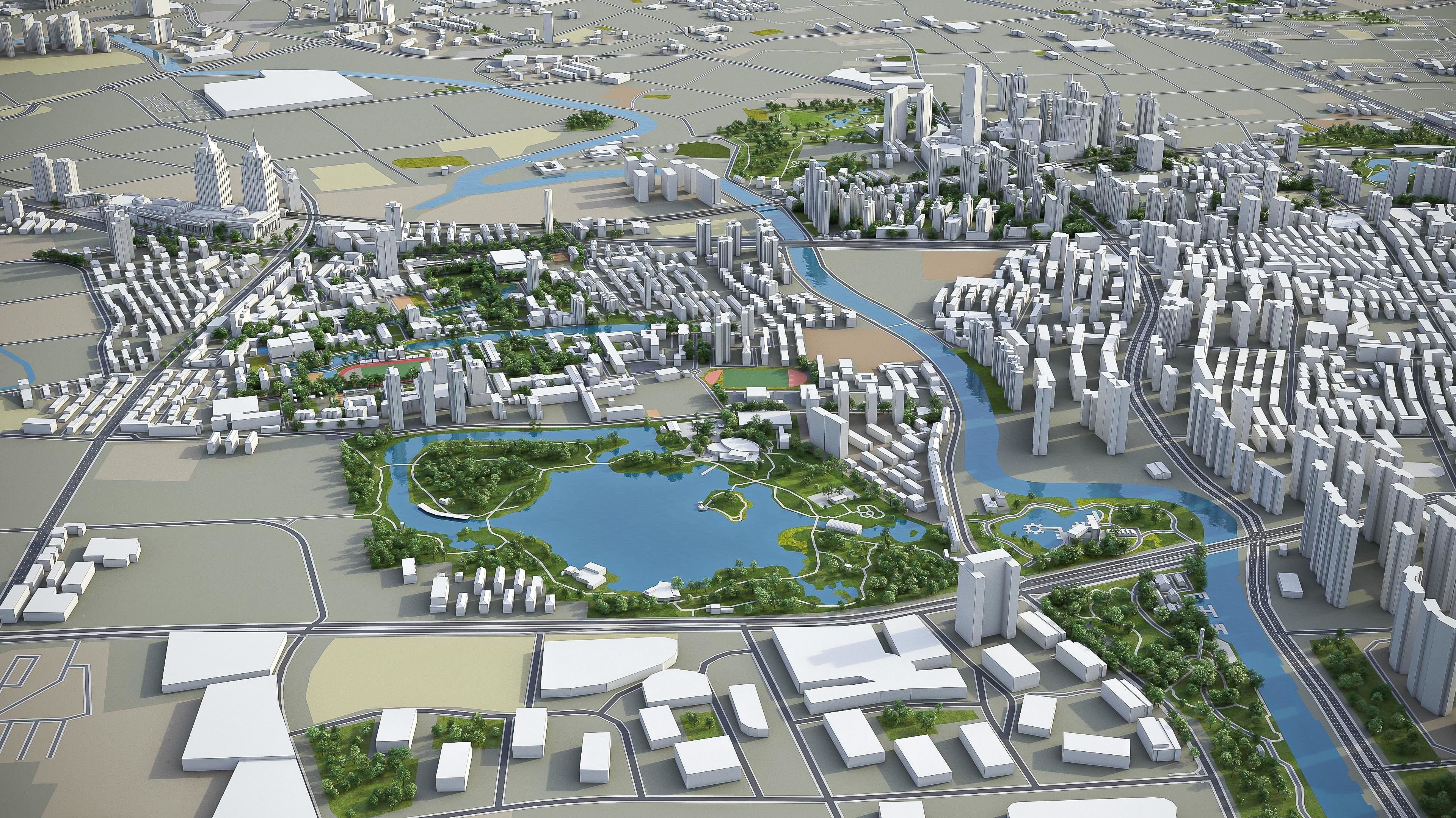 Shanghai Metropolitan Area 3D Model Collection_16