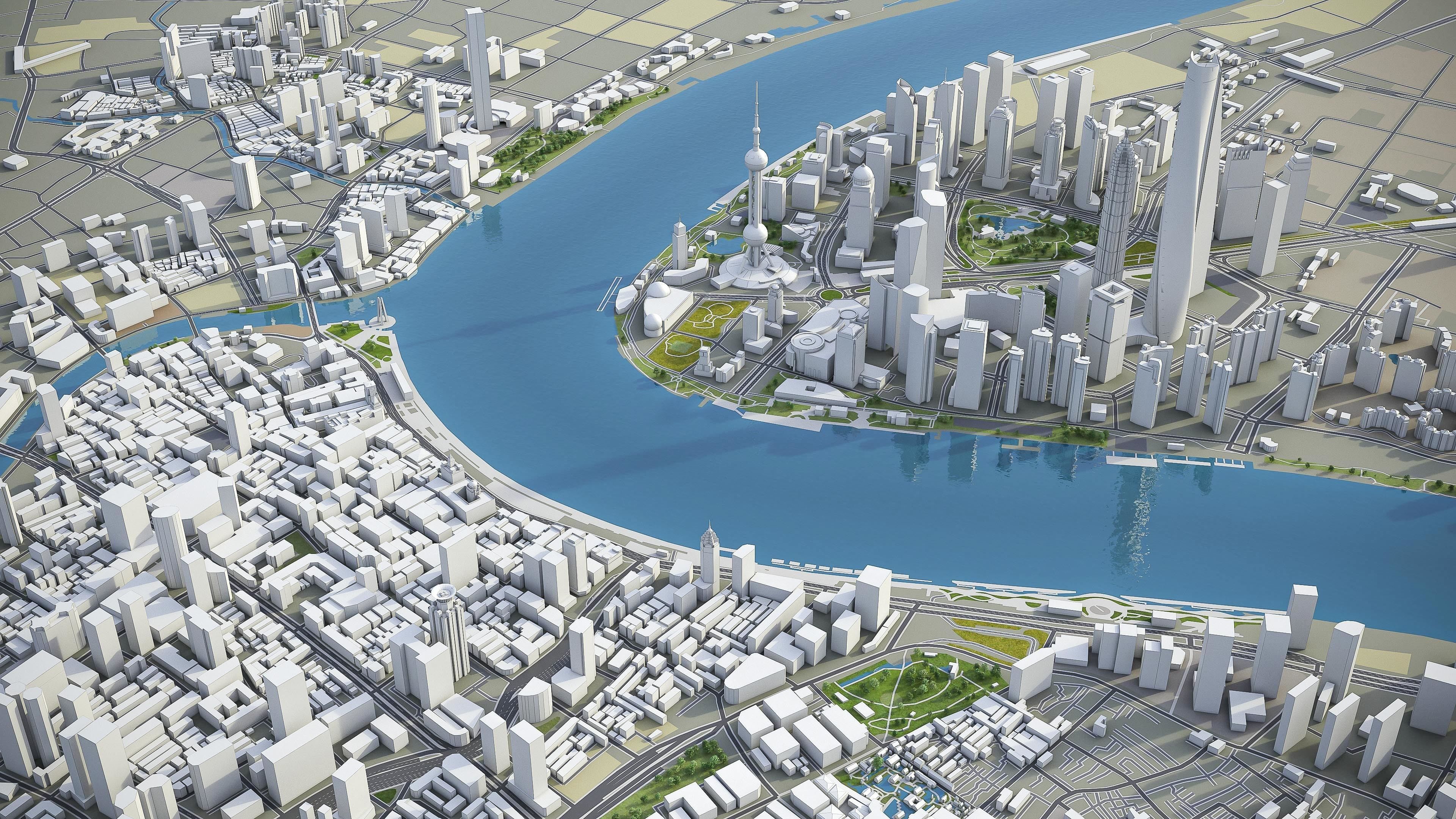 Shanghai Metropolitan Area 3D Model Collection_6