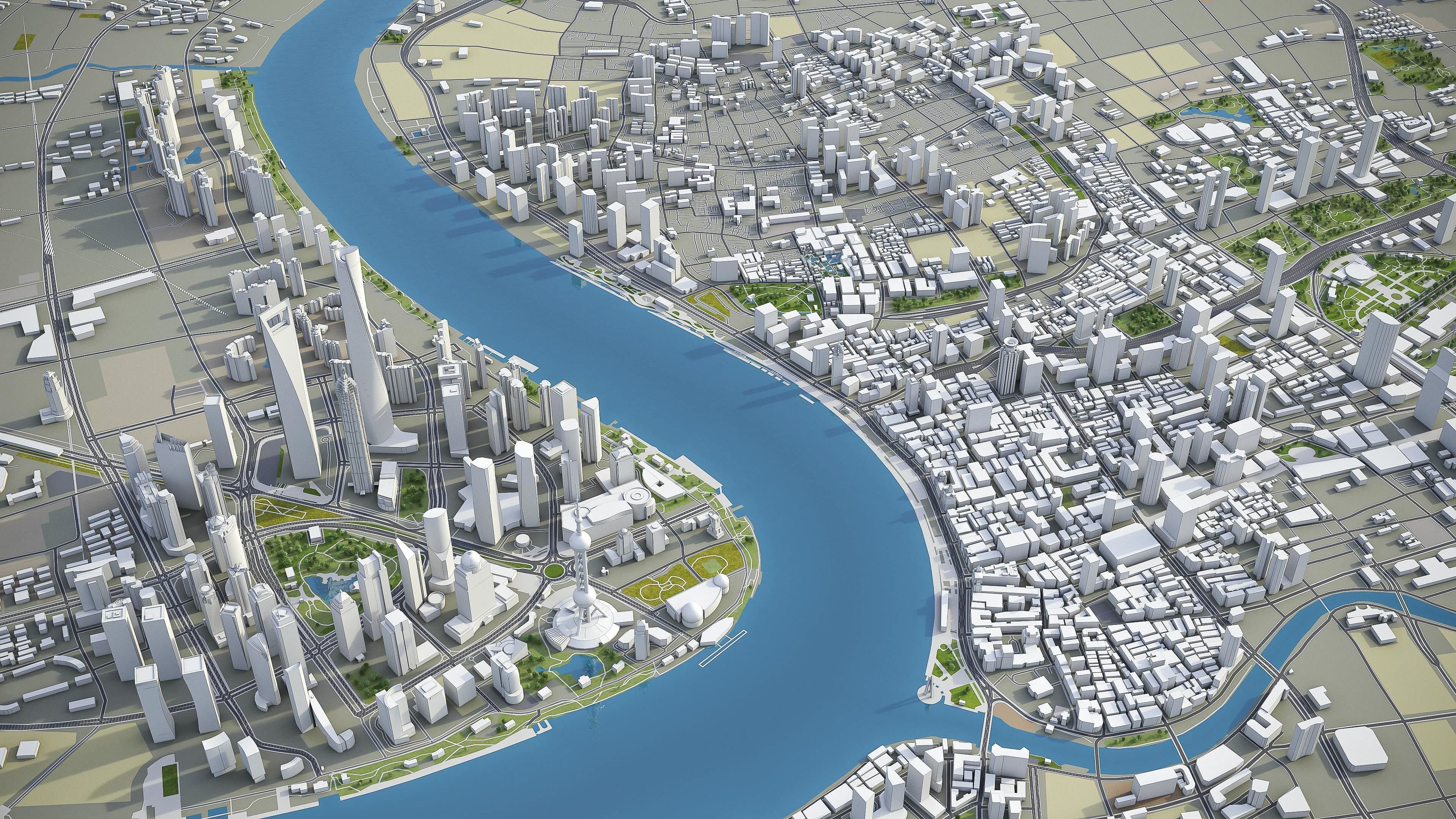 Shanghai Metropolitan Area 3D Model Collection_7