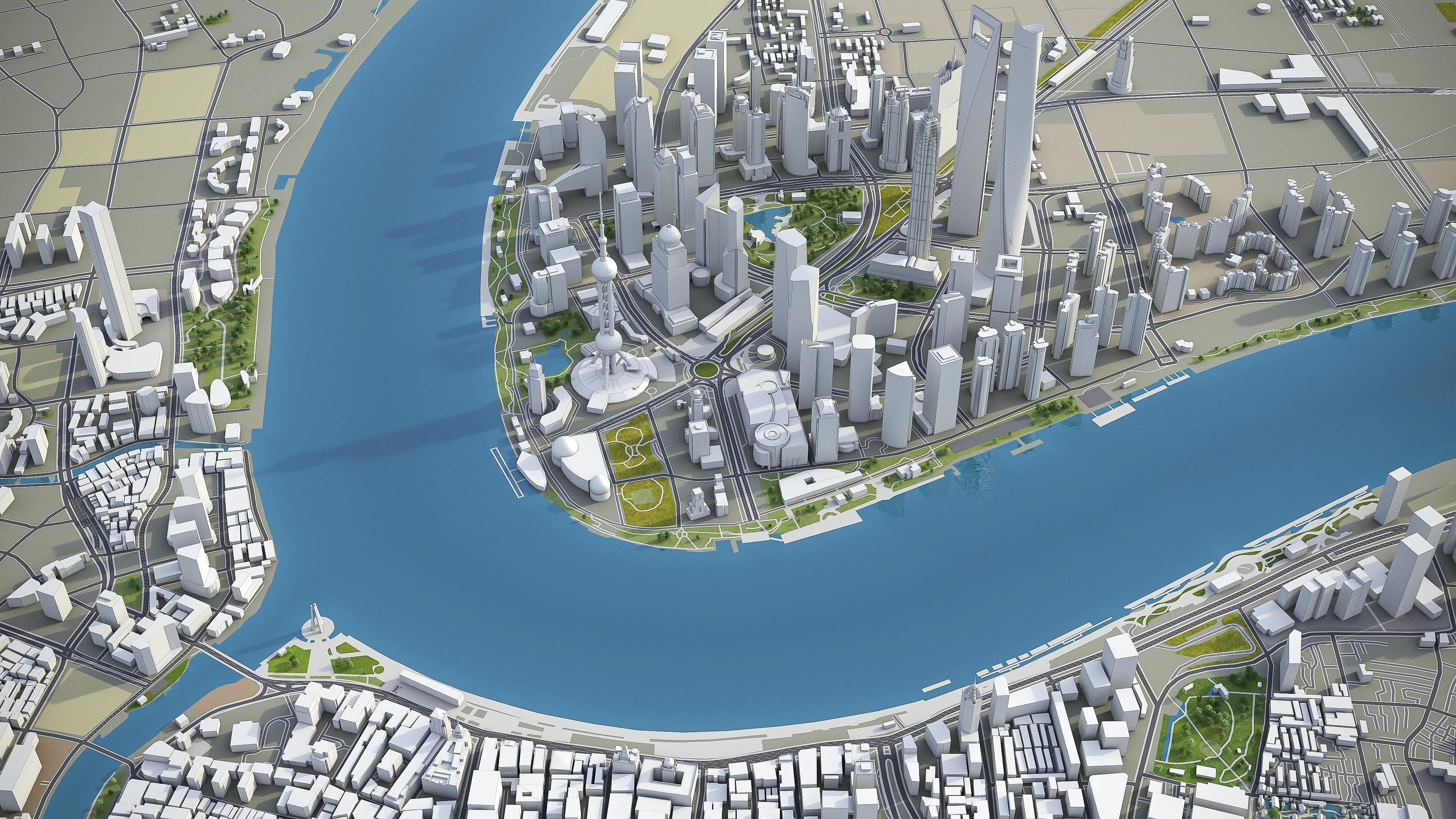 Shanghai Metropolitan Area 3D Model Collection_4