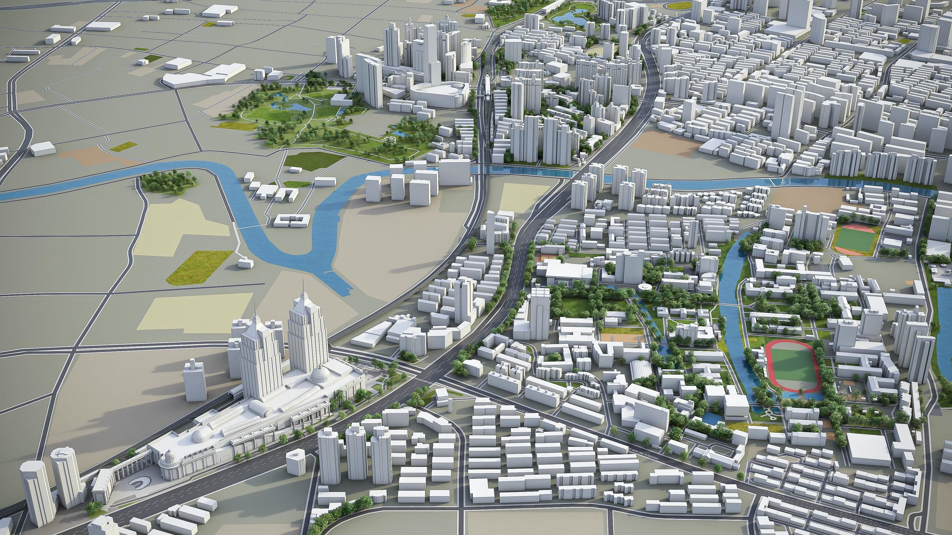 Shanghai Metropolitan Area 3D Model Collection_15