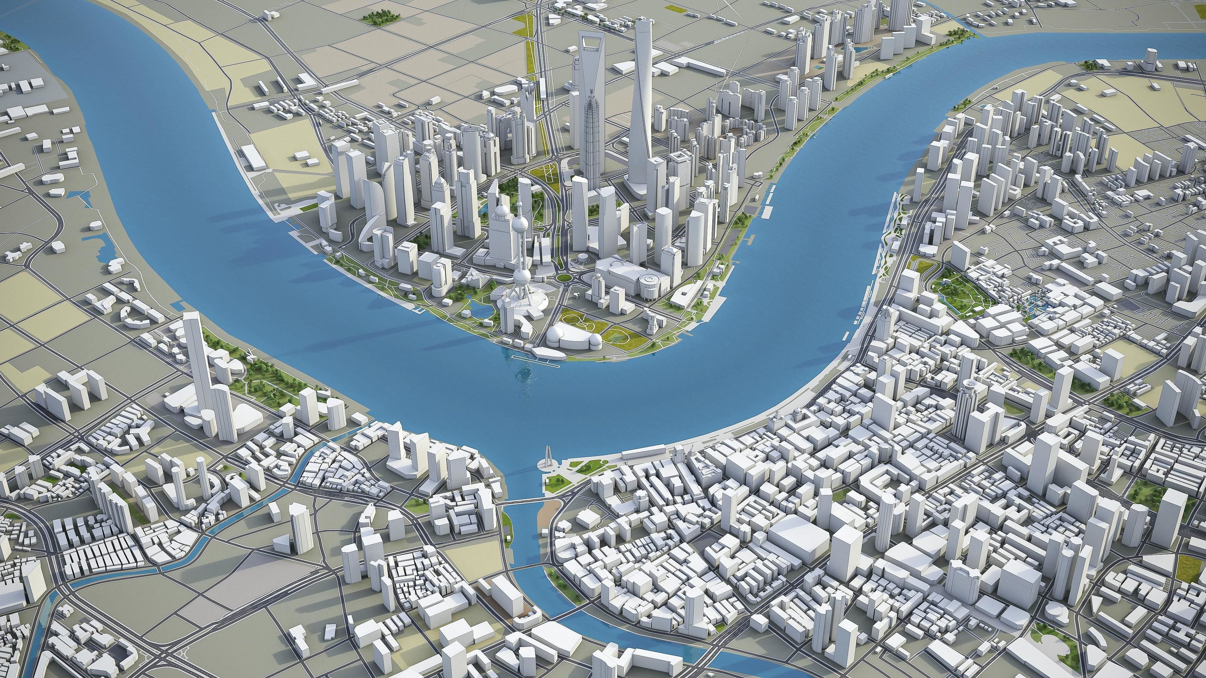 Shanghai Metropolitan Area 3D Model Collection_8