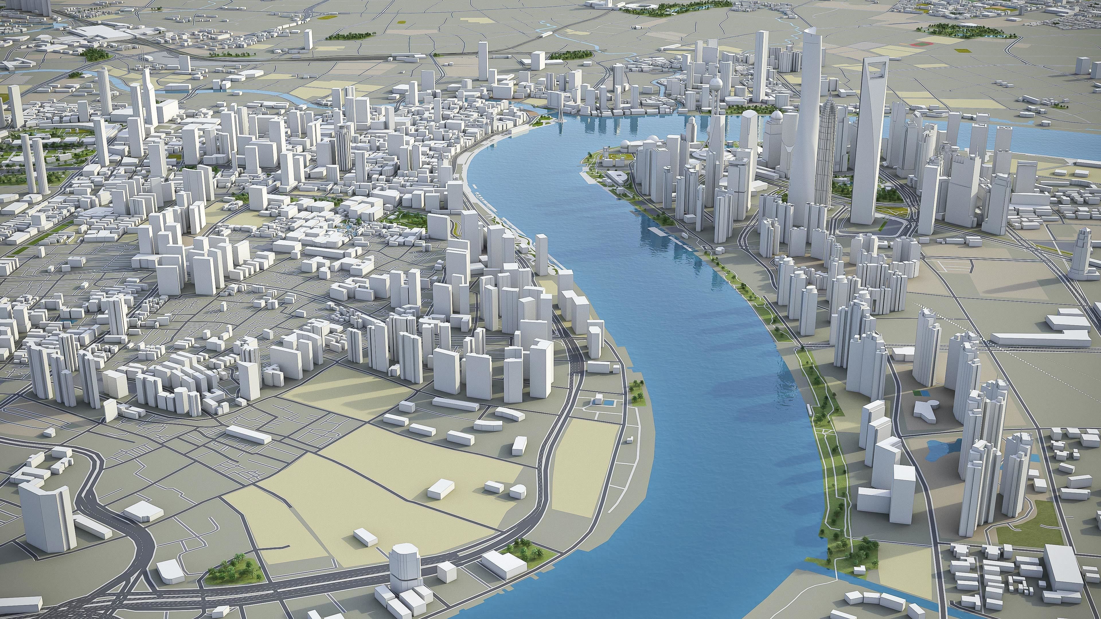 Shanghai Metropolitan Area 3D Model Collection_14