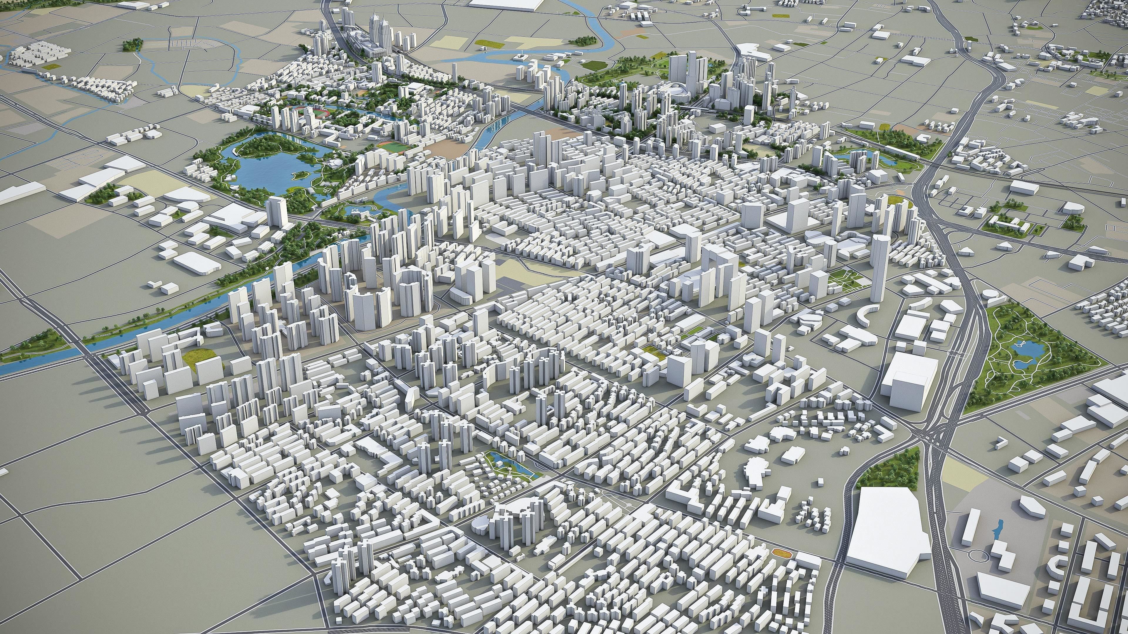 Shanghai Metropolitan Area 3D Model Collection_13