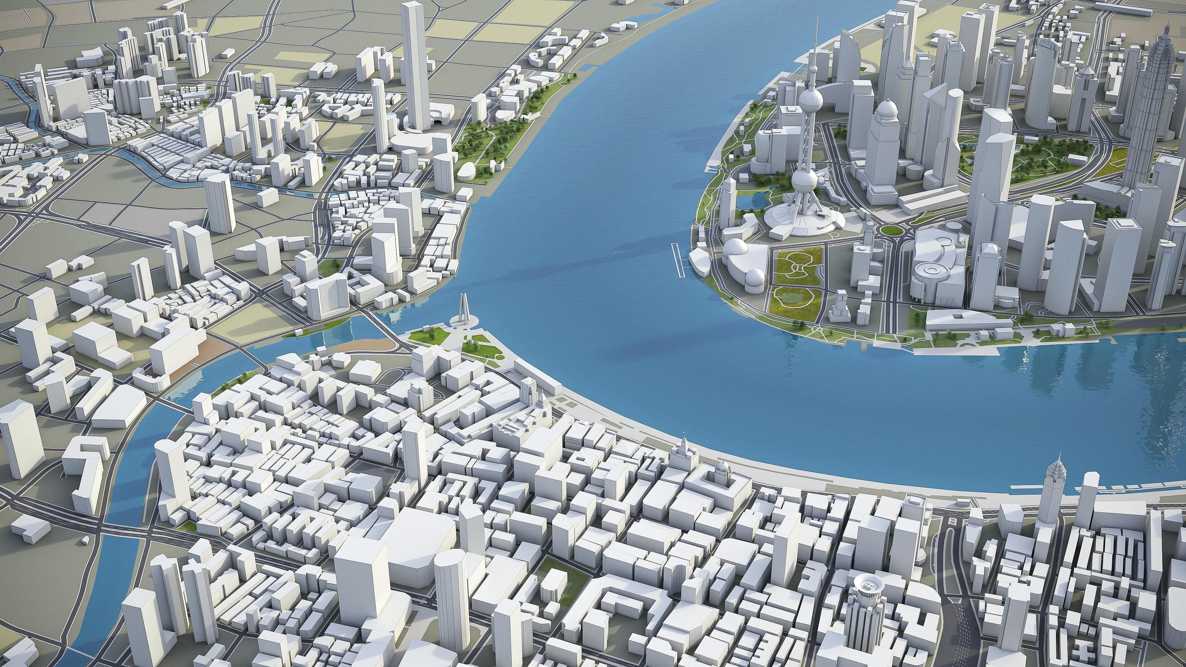 Shanghai Metropolitan Area 3D Model Collection_12