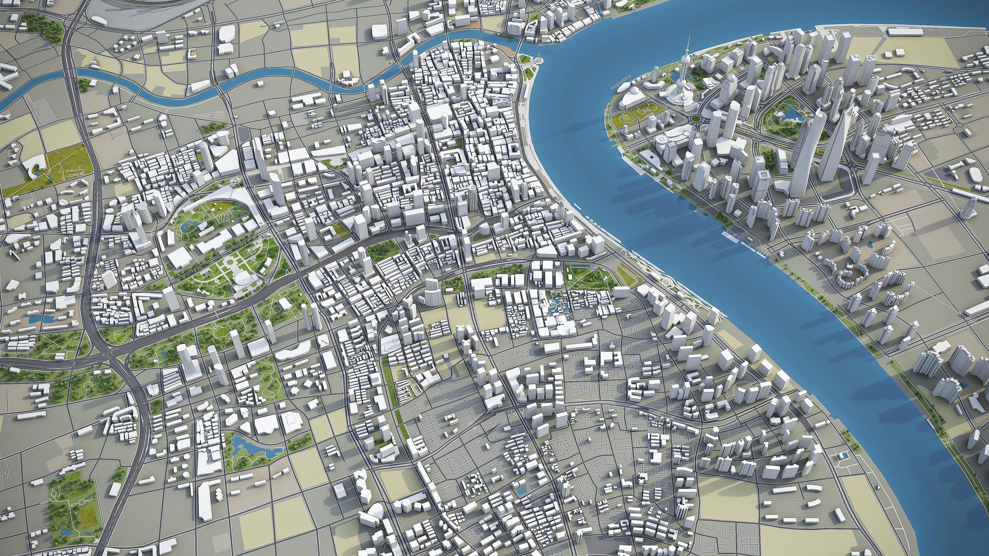 Shanghai Metropolitan Area 3D Model Collection_9