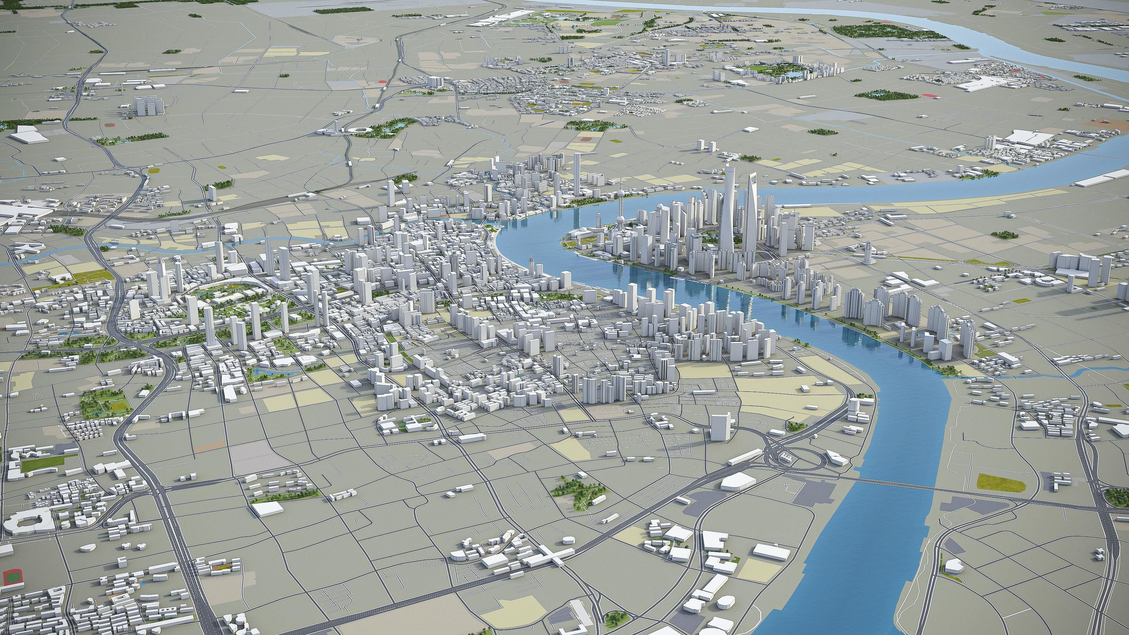 Shanghai Metropolitan Area 3D Model Collection_32