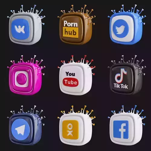 Corona Virus 3D model