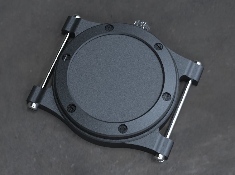 2nd Crystal Sapphire Watch Case for ENLOONG 3D print model_18