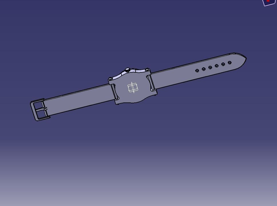 2nd Crystal Sapphire Watch Case for ENLOONG 3D print model_26