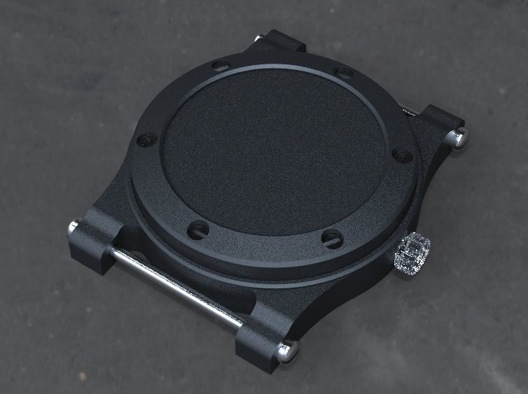 2nd Crystal Sapphire Watch Case for ENLOONG 3D print model_15