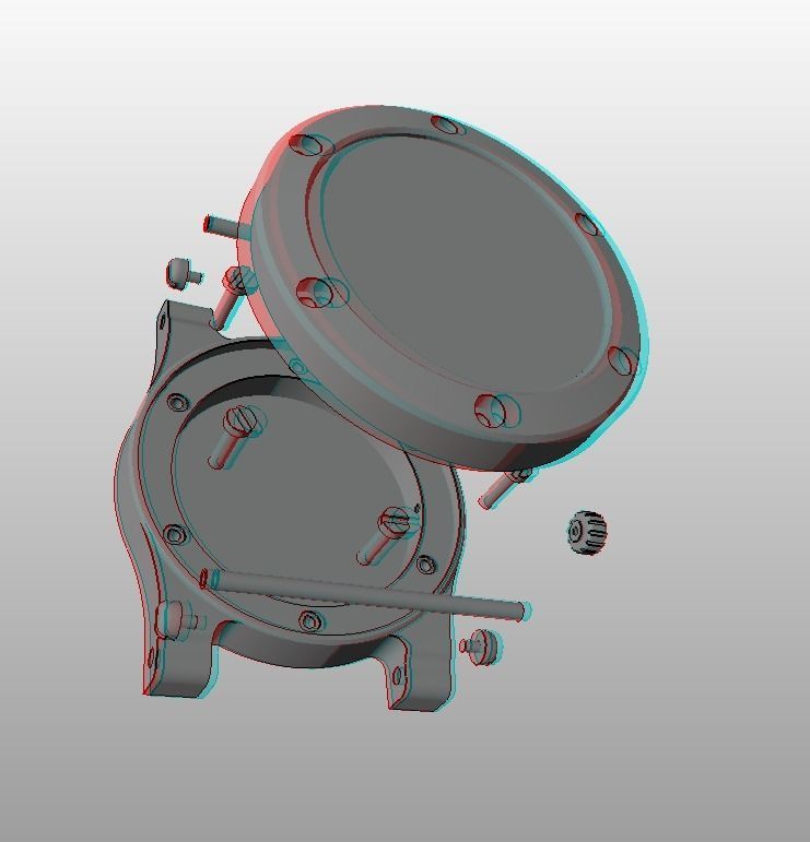 2nd Crystal Sapphire Watch Case for ENLOONG 3D print model_34