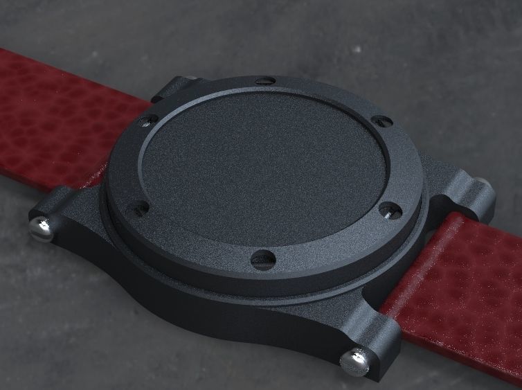 2nd Crystal Sapphire Watch Case for ENLOONG 3D print model_13